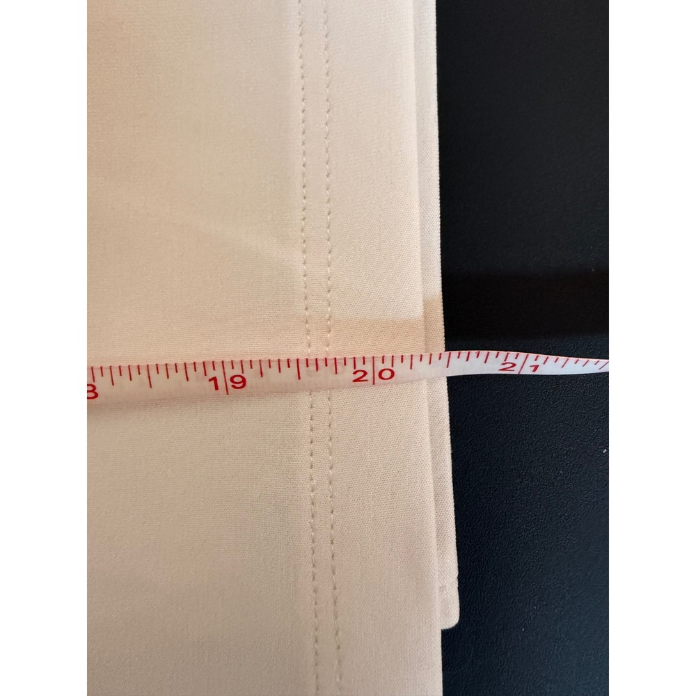 Athleta Off White Dress Women Large White Excellent Drawstring Pocket 850878 - Picture 10 of 10